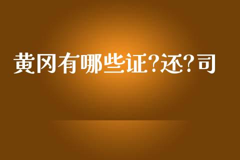 黄冈有哪些证?还?司_https://wap.lcpcjs.com_外汇市场_第1张
