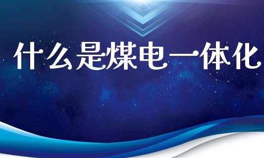 什么是煤电一体化_https://wap.lcpcjs.com_外汇市场_第1张
