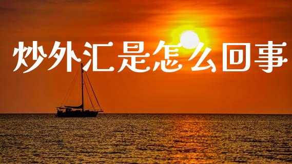 炒外汇是怎么回事_https://wap.lcpcjs.com_股港行情_第1张