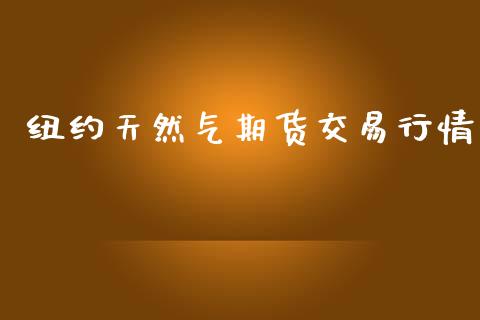 纽约天然气期货交易行情_https://wap.lcpcjs.com_美股行情_第1张