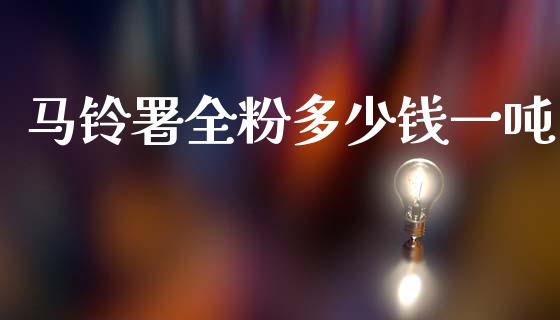 马铃署全粉多少钱一吨_https://wap.lcpcjs.com_外汇市场_第1张