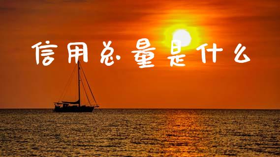 信用总量是什么_https://wap.lcpcjs.com_外汇市场_第1张