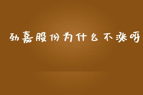 劲嘉股份为什么不涨呀_https://wap.lcpcjs.com_股港行情_第1张