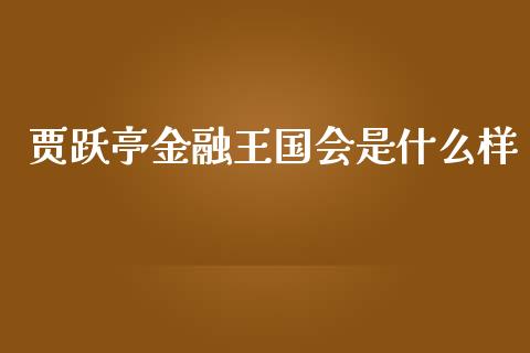 贾跃亭金融王国会是什么样_https://wap.lcpcjs.com_外汇市场_第1张