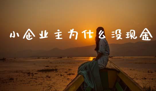 小企业主为什么没现金_https://wap.lcpcjs.com_全球经济_第1张