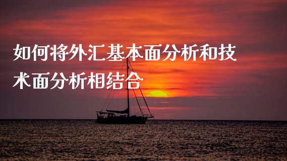 如何将外汇基本面分析和技术面分析相结合_https://wap.lcpcjs.com_外汇市场_第1张