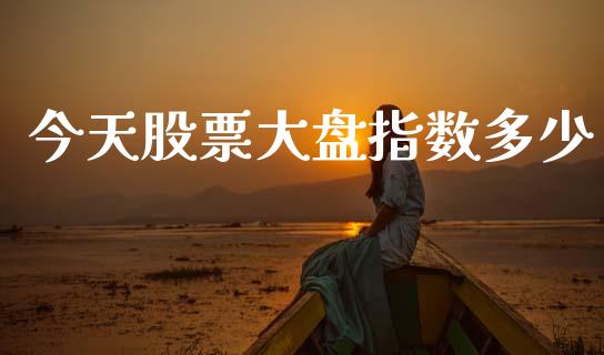 今天股票大盘指数多少_https://wap.lcpcjs.com_外汇市场_第1张