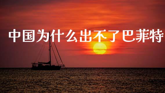 中国为什么出不了巴菲特_https://wap.lcpcjs.com_美股行情_第1张