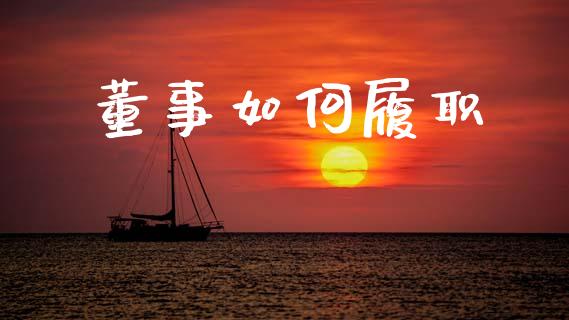 董事如何履职_https://wap.lcpcjs.com_外汇市场_第1张