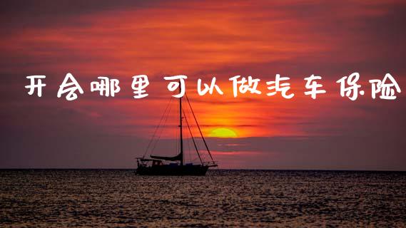 开会哪里可以做汽车保险_https://wap.lcpcjs.com_全球经济_第1张
