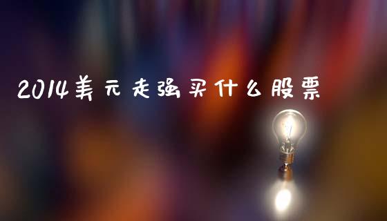 2014美元走强买什么股票_https://wap.lcpcjs.com_股港行情_第1张