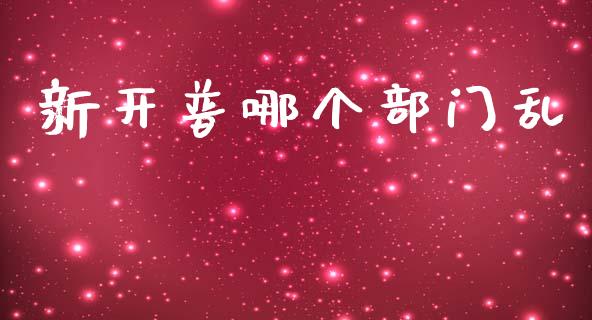新开普哪个部门乱_https://wap.lcpcjs.com_外汇市场_第1张