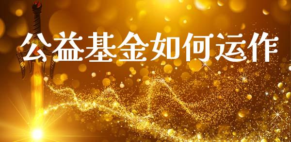 公益基金如何运作_https://wap.lcpcjs.com_全球经济_第1张