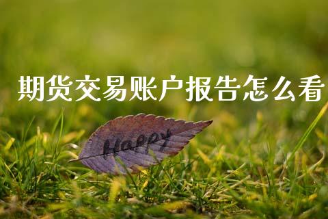 期货交易账户报告怎么看_https://wap.lcpcjs.com_美股行情_第1张