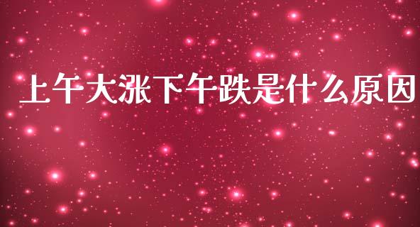 上午大涨下午跌是什么原因_https://wap.lcpcjs.com_股港行情_第1张