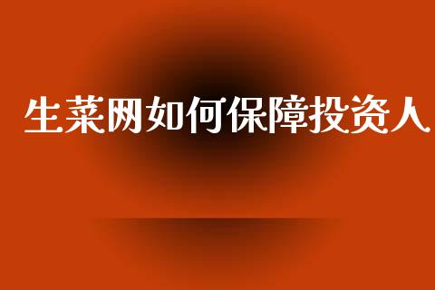 生菜网如何保障投资人_https://wap.lcpcjs.com_外汇市场_第1张