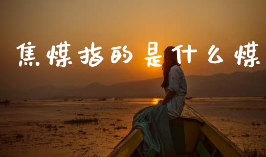 焦煤指的是什么煤_https://wap.lcpcjs.com_股港行情_第1张