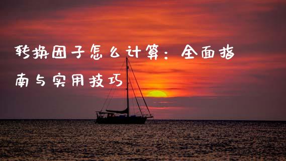 转换因子怎么计算：全面指南与实用技巧_https://wap.lcpcjs.com_股港行情_第1张