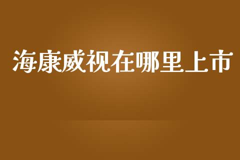 海康威视在哪里上市_https://wap.lcpcjs.com_股港行情_第1张