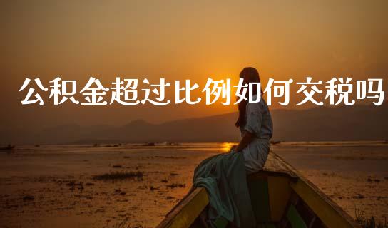 公积金超过比例如何交税吗_https://wap.lcpcjs.com_美股行情_第1张