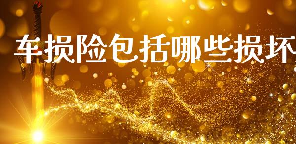 车损险包括哪些损坏_https://wap.lcpcjs.com_全球经济_第1张