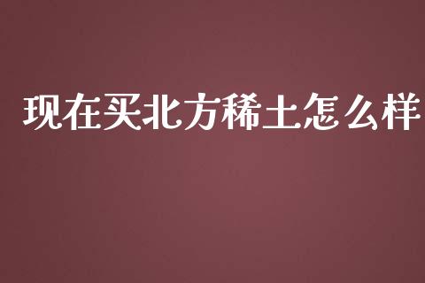 现在买北方稀土怎么样_https://wap.lcpcjs.com_美股行情_第1张