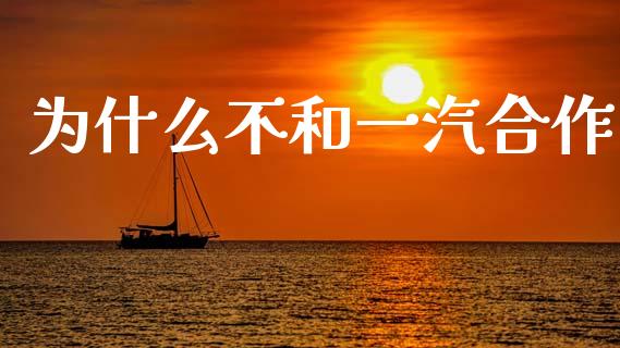 为什么不和一汽合作_https://wap.lcpcjs.com_全球经济_第1张