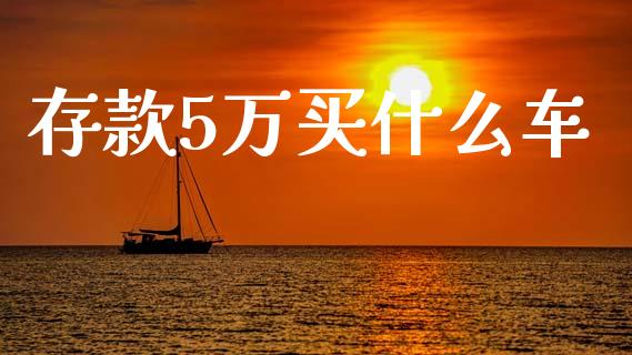 存款5万买什么车_https://wap.lcpcjs.com_美股行情_第1张