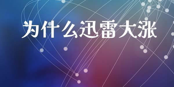 为什么迅雷大涨_https://wap.lcpcjs.com_全球经济_第1张