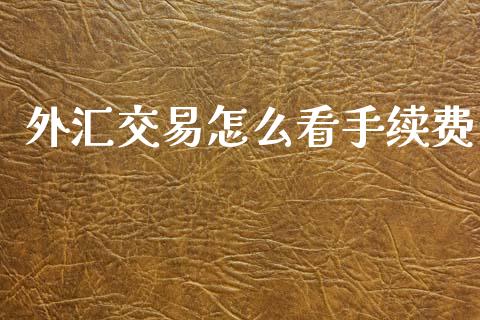 外汇交易怎么看手续费_https://wap.lcpcjs.com_美股行情_第1张