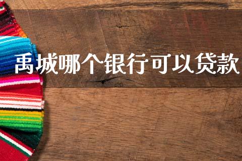 禹城哪个银行可以贷款_https://wap.lcpcjs.com_股港行情_第1张
