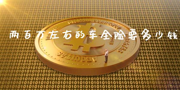 两百万左右的车全险要多少钱_https://wap.lcpcjs.com_股港行情_第1张
