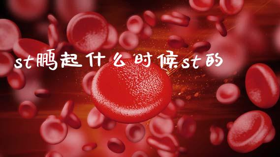 st鹏起什么时候st的_https://wap.lcpcjs.com_外汇市场_第1张