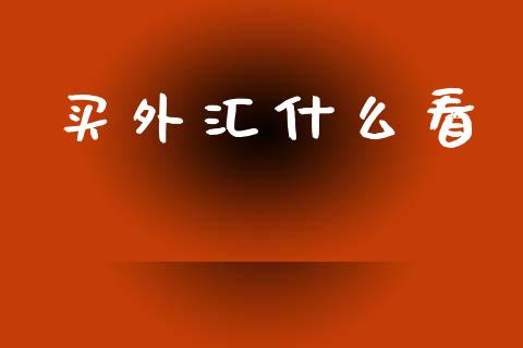 买外汇什么看_https://wap.lcpcjs.com_股港行情_第1张