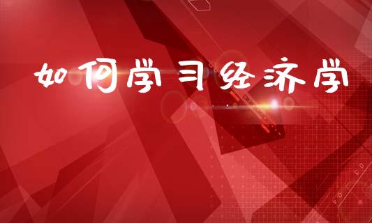 如何学习经济学_https://wap.lcpcjs.com_外汇市场_第1张