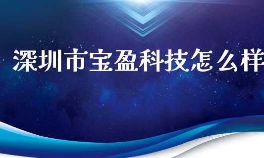 深圳市宝盈科技怎么样_https://wap.lcpcjs.com_外汇市场_第1张
