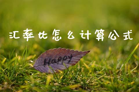 汇率比怎么计算公式_https://wap.lcpcjs.com_股港行情_第1张