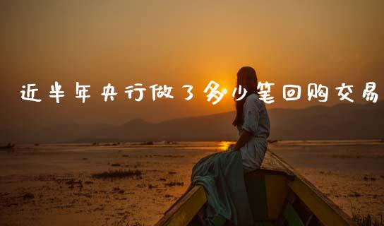近半年央行做了多少笔回购交易_https://wap.lcpcjs.com_外汇市场_第1张