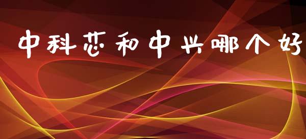 中科芯和中兴哪个好_https://wap.lcpcjs.com_美股行情_第1张