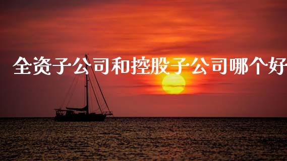 全资子公司和控股子公司哪个好_https://wap.lcpcjs.com_股港行情_第1张