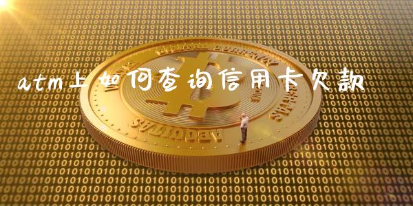 atm上如何查询信用卡欠款_https://wap.lcpcjs.com_美股行情_第1张