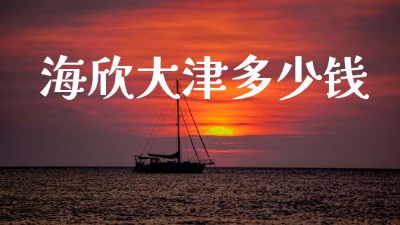 海欣大津多少钱_https://wap.lcpcjs.com_外汇市场_第1张