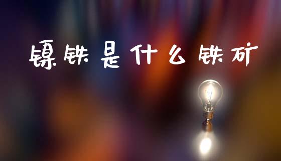 镍铁是什么铁矿_https://wap.lcpcjs.com_美股行情_第1张