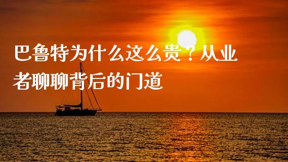 巴鲁特为什么这么贵？从业者聊聊背后的门道_https://wap.lcpcjs.com_股港行情_第1张