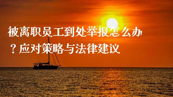 被离职员工到处举报怎么办？应对策略与法律建议_https://wap.lcpcjs.com_外汇市场_第1张