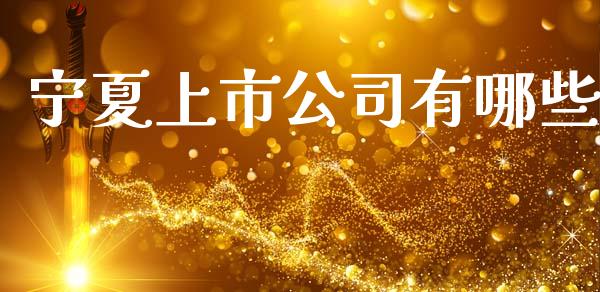 宁夏上市公司有哪些_https://wap.lcpcjs.com_美股行情_第1张