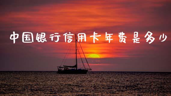 中国银行信用卡年费是多少_https://wap.lcpcjs.com_股港行情_第1张
