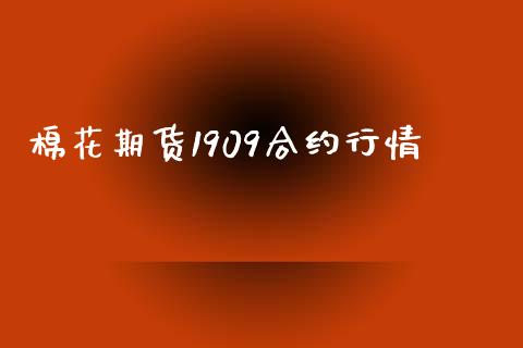 棉花期货1909合约行情_https://wap.lcpcjs.com_外汇市场_第1张