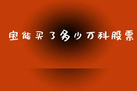 宝能买了多少万科股票_https://wap.lcpcjs.com_美股行情_第1张
