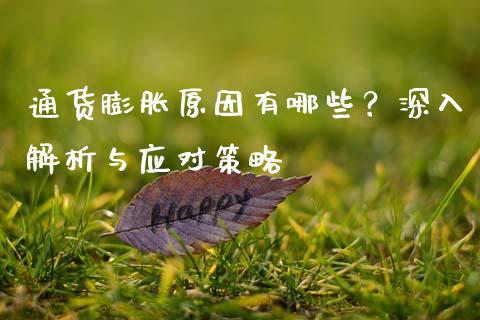 通货膨胀原因有哪些？深入解析与应对策略_https://wap.lcpcjs.com_美股行情_第1张